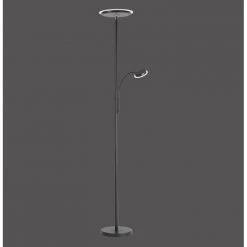 Leuchten Direkt HANS Stehleuchte LED Schwarz, 2-flammig -Bürolampen Verkäufe leuchten direkt hans stehleuchte 11709 18 2