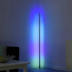 Leuchten Direkt HENRY Stehleuchte LED Stahl gebürstet, 1-flammig, Fernbedienung -Bürolampen Verkäufe leuchten direkt henry stehleuchte 11788 55 4