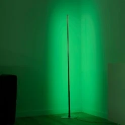 Leuchten Direkt HENRY Stehleuchte LED Stahl gebürstet, 1-flammig, Fernbedienung -Bürolampen Verkäufe leuchten direkt henry stehleuchte 11788 55 8