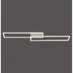 Leuchten Direkt IVEN Deckenleuchte LED Stahl gebürstet, 2-flammig -Bürolampen Verkäufe leuchten direkt iven deckenleuchte 14022 55 8