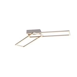 Leuchten Direkt IVEN Deckenleuchte LED Stahl gebürstet, 2-flammig -Bürolampen Verkäufe leuchten direkt iven deckenleuchte 14023 55 3