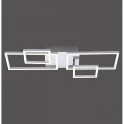 Leuchten Direkt IVEN Deckenleuchte LED Stahl gebürstet, 2-flammig -Bürolampen Verkäufe leuchten direkt iven deckenleuchte 14030 55 7