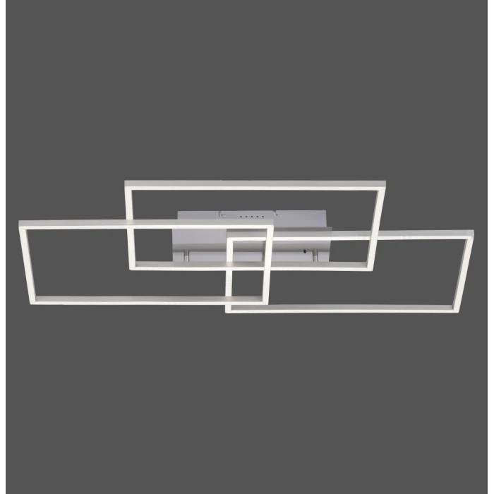 Leuchten Direkt IVEN Deckenleuchte LED Nickel-Matt, 3-flammig, Fernbedienung 2 Leuchten Direkt IVEN Deckenleuchte LED Nickel-Matt, 3-flammig, Fernbedienung – Bild 2