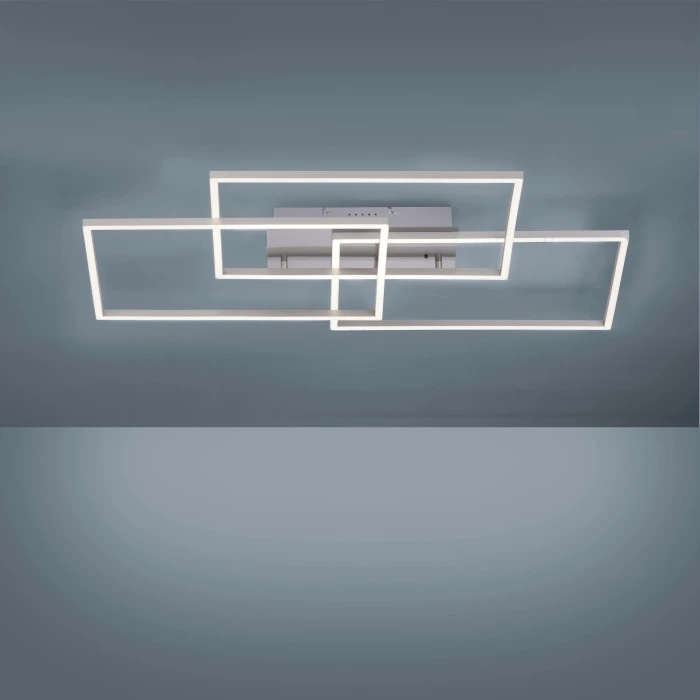 Leuchten Direkt IVEN Deckenleuchte LED Nickel-Matt, 3-flammig, Fernbedienung 8 Leuchten Direkt IVEN Deckenleuchte LED Nickel-Matt, 3-flammig, Fernbedienung – Bild 8