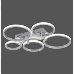 Leuchten Direkt Johanna Deckenleuchte LED Edelstahl, 5-flammig -Bürolampen Verkäufe leuchten direkt johanna deckenleuchte 12112 55 2