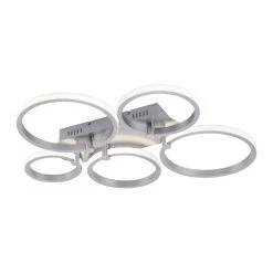 Leuchten Direkt Johanna Deckenleuchte LED Edelstahl, 5-flammig -Bürolampen Verkäufe leuchten direkt johanna deckenleuchte 12112 55 3