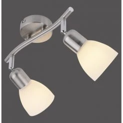 Leuchten Direkt KARO Deckenleuchte Stahl gebürstet, 2-flammig 11 Leuchten Direkt KARO Deckenleuchte Stahl gebürstet, 2-flammig -Bürolampen Verkäufe leuchten direkt karo deckenleuchte 11952 55 5