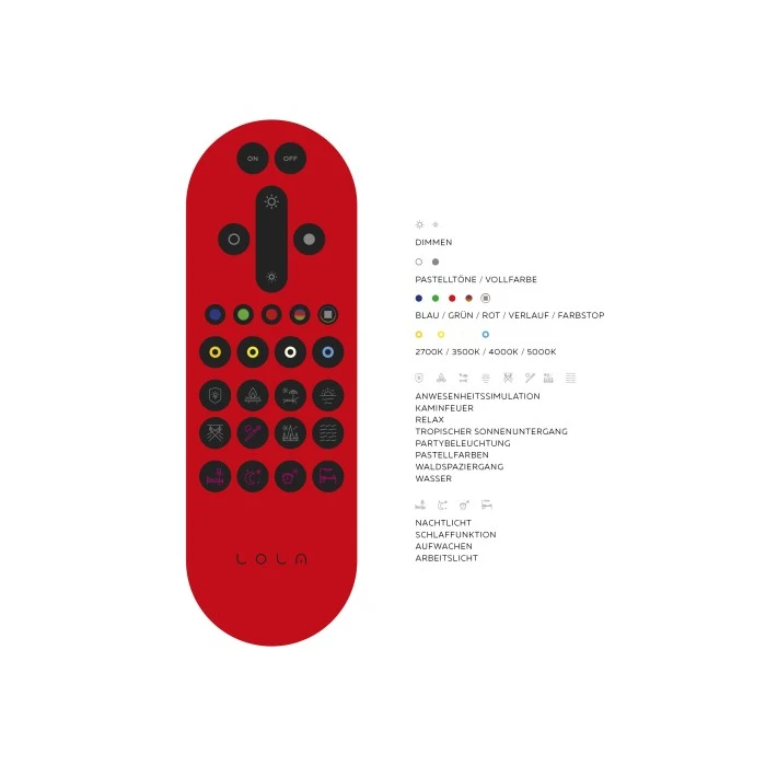 Leuchten Direkt LOLA-MIKE Deckenleuchte LED Edelstahl, 1-flammig, Fernbedienung, Farbwechsler 3 Leuchten Direkt LOLA-MIKE Deckenleuchte LED Edelstahl, 1-flammig, Fernbedienung, Farbwechsler – Bild 3