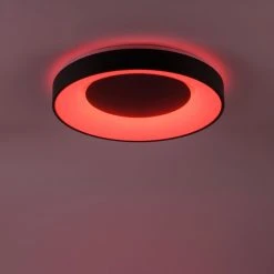 Leuchten Direkt LOLAsmart-ANIKA Deckenleuchte LED Anthrazit, 1-flammig, Fernbedienung, Farbwechsler -Bürolampen Verkäufe leuchten direkt lolasmart anika deckenleuchte 14346 18 10