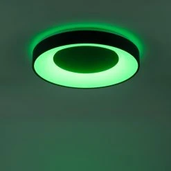 Leuchten Direkt LOLAsmart-ANIKA Deckenleuchte LED Anthrazit, 1-flammig, Fernbedienung, Farbwechsler -Bürolampen Verkäufe leuchten direkt lolasmart anika deckenleuchte 14346 18 9