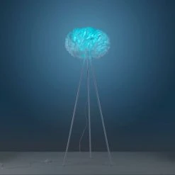 Leuchten Direkt LOLASMART-NAOMI Stehleuchte LED Weiß, 1-flammig, Fernbedienung -Bürolampen Verkäufe leuchten direkt lolasmart naomi stehleuchte 11212 16 10