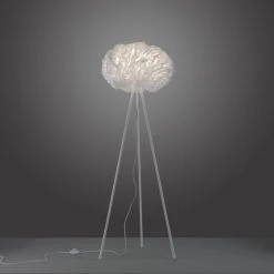 Leuchten Direkt LOLASMART-NAOMI Stehleuchte LED Weiß, 1-flammig, Fernbedienung -Bürolampen Verkäufe leuchten direkt lolasmart naomi stehleuchte 11212 16 8