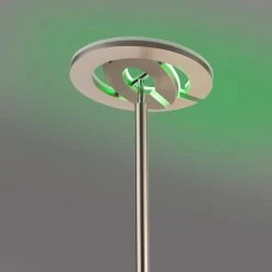 Leuchten Direkt LOLAsmart-ROCCO Stehleuchte LED Stahl gebürstet, 1-flammig, Fernbedienung -Bürolampen Verkäufe leuchten direkt lolasmart rocco stehleuchte 11858 55 3