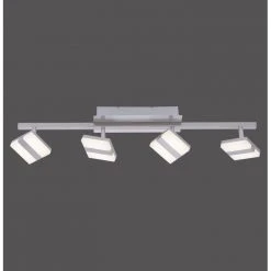 Leuchten Direkt LOLAsmart-SABI Deckenleuchte LED Nickel-Matt, 4-flammig, Fernbedienung, Farbwechsler -Bürolampen Verkäufe leuchten direkt lolasmart sabi deckenleuchte 12084 55 10