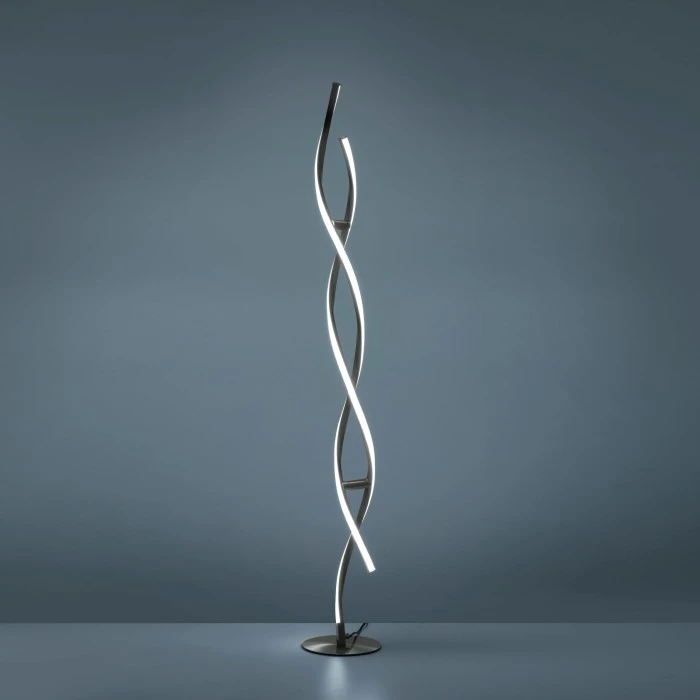 Leuchten Direkt LOLAsmart-SWING Stehleuchte LED Stahl gebürstet, 2-flammig, Fernbedienung, Farbwechsler 3 Leuchten Direkt LOLAsmart-SWING Stehleuchte LED Stahl gebürstet, 2-flammig, Fernbedienung, Farbwechsler – Bild 3