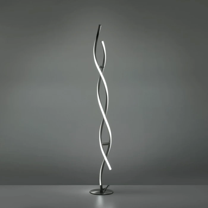 Leuchten Direkt LOLAsmart-SWING Stehleuchte LED Stahl gebürstet, 2-flammig, Fernbedienung, Farbwechsler 5 Leuchten Direkt LOLAsmart-SWING Stehleuchte LED Stahl gebürstet, 2-flammig, Fernbedienung, Farbwechsler – Bild 5