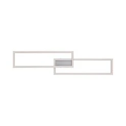 Leuchten Direkt Ls-MAXI Deckenleuchte LED Edelstahl, 1-flammig, Fernbedienung, Farbwechsler -Bürolampen Verkäufe leuchten direkt ls maxi deckenleuchte 16430 55 3