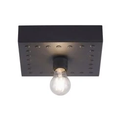 Hofstein Leuchten Direkt SAMIA Deckenleuchte Schwarz, 1-flammig