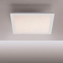Leuchten Direkt STARRYFLAT LED Panel Wei&szlig;, 1-flammig, Fernbedienung -Bürolampen Verkäufe leuchten direkt starryflat led panel 14760 16 4