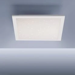 Leuchten Direkt STARRYFLAT LED Panel Wei&szlig;, 1-flammig, Fernbedienung -Bürolampen Verkäufe leuchten direkt starryflat led panel 14760 16 6
