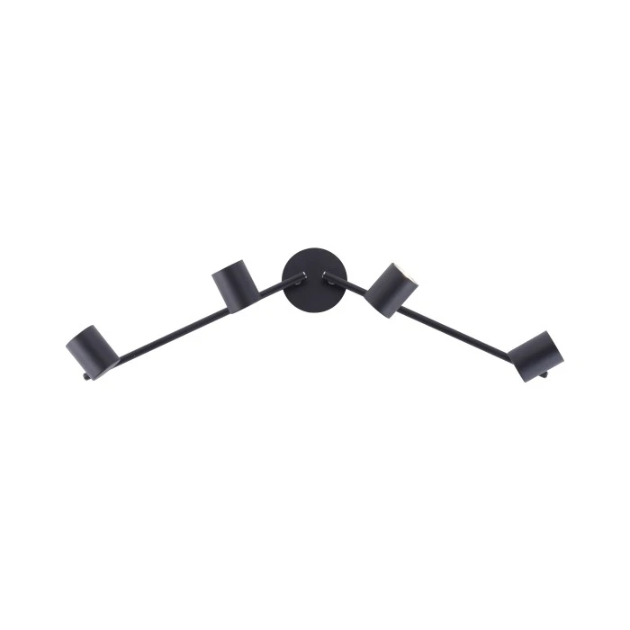 Leuchten Direkt TARIK Deckenleuchte LED Schwarz, 4-flammig 5 Leuchten Direkt TARIK Deckenleuchte LED Schwarz, 4-flammig – Bild 5