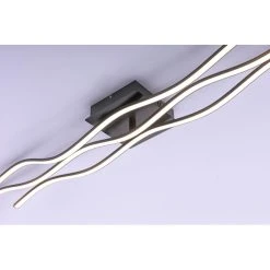 Leuchten Direkt WAVE Deckenleuchte LED Schwarz, 3-flammig -Bürolampen Verkäufe leuchten direkt wave deckenleuchte 15167 18 4