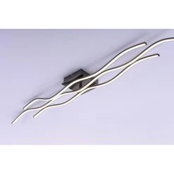 Leuchten Direkt WAVE Deckenleuchte LED Schwarz, 3-flammig -Bürolampen Verkäufe leuchten direkt wave deckenleuchte 15167 18 5