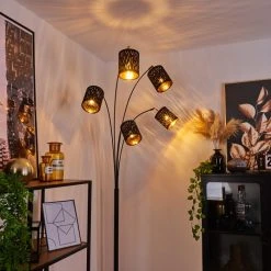 Hofstein Liared Stehleuchte Schwarz, 5-flammig 16 Hofstein Liared Stehleuchte Schwarz, 5-flammig -Bürolampen Verkäufe liared stehleuchte h3388006 6