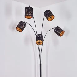 Hofstein Liared Stehleuchte Schwarz, 5-flammig 17 Hofstein Liared Stehleuchte Schwarz, 5-flammig -Bürolampen Verkäufe liared stehleuchte h3388006 7