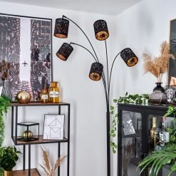 Hofstein Liared Stehleuchte Schwarz, 5-flammig 19 Hofstein Liared Stehleuchte Schwarz, 5-flammig -Bürolampen Verkäufe liared stehleuchte h3388006 9