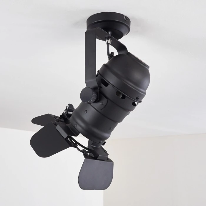 Hofstein Lichinga Deckenleuchte Schwarz, 1-flammig 17 Hofstein Lichinga Deckenleuchte Schwarz, 1-flammig – Bild 17