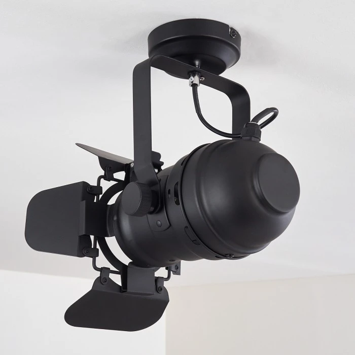 Hofstein Lichinga Deckenleuchte Schwarz, 1-flammig 21 Hofstein Lichinga Deckenleuchte Schwarz, 1-flammig – Bild 21