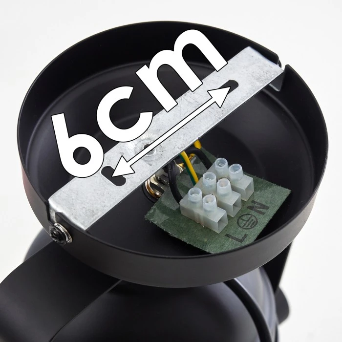 Hofstein Lichinga Deckenleuchte Schwarz, 1-flammig 22 Hofstein Lichinga Deckenleuchte Schwarz, 1-flammig – Bild 22