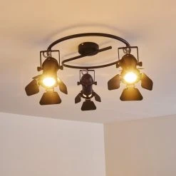 Hofstein Lichinga Deckenleuchte Schwarz, 3-flammig -Bürolampen Verkäufe lichinga deckenleuchte h3351833 12