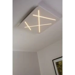 Linea Light Next Deckenleuchte LED Weiß, 1-flammig -Bürolampen Verkäufe linea light next deckenleuchte 7441 5