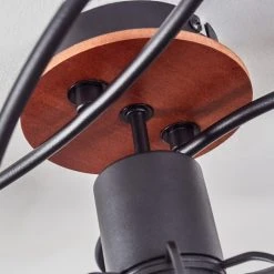 Hofstein Loedingen Deckenleuchte Schwarz, Braun, 5-flammig -Bürolampen Verkäufe loedingen deckenleuchte h3443323 5