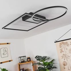 Hofstein Loftheim Deckenleuchte LED Chrom, Schwarz, Weiß, 1-flammig, Fernbedienung 23 Hofstein Loftheim Deckenleuchte LED Chrom, Schwarz, Weiß, 1-flammig, Fernbedienung -Bürolampen Verkäufe loftheim deckenleuchte h3438176 11