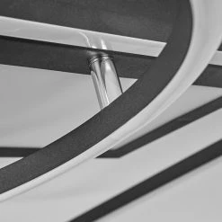 Hofstein Loftheim Deckenleuchte LED Chrom, Schwarz, Weiß, 1-flammig, Fernbedienung 17 Hofstein Loftheim Deckenleuchte LED Chrom, Schwarz, Weiß, 1-flammig, Fernbedienung -Bürolampen Verkäufe loftheim deckenleuchte h3438176 5