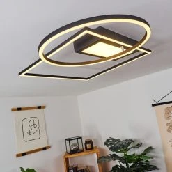 Hofstein Loftheim Deckenleuchte LED Chrom, Schwarz, Weiß, 1-flammig, Fernbedienung 18 Hofstein Loftheim Deckenleuchte LED Chrom, Schwarz, Weiß, 1-flammig, Fernbedienung -Bürolampen Verkäufe loftheim deckenleuchte h3438176 6