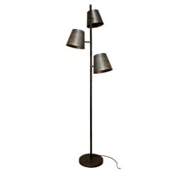 Luce Design COLT Stehleuchte Altsilber, 3-flammig