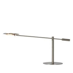 Lucide ANSELMO Schreibtischlampe LED Chrom, 1-flammig -Bürolampen Verkäufe lucide anselmo schreibtischlampe 19666 09 12 5