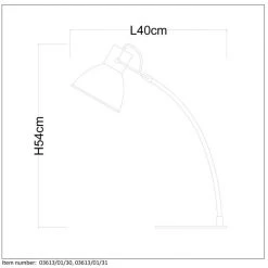 Lucide CURF Tischlampe Schwarz, 1-flammig -Bürolampen Verkäufe lucide curf tischlampe 03613 01 30 2