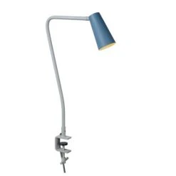 Lucide DRISS Klemmleuchte Grau, 1-flammig -Bürolampen Verkäufe lucide driss klemmleuchte 05536 01 35 3
