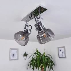 Hofstein Lulea Deckenleuchte Chrom, 2-flammig -Bürolampen Verkäufe lulea deckenleuchte h3346617 11