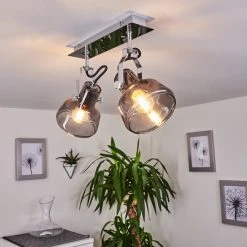 Hofstein Lulea Deckenleuchte Chrom, 2-flammig -Bürolampen Verkäufe lulea deckenleuchte h3346617 6