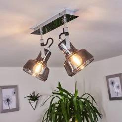 Hofstein Lulea Deckenleuchte Chrom, 2-flammig -Bürolampen Verkäufe lulea deckenleuchte h3346617 8