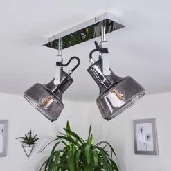 Hofstein Lulea Deckenleuchte Chrom, 2-flammig -Bürolampen Verkäufe lulea deckenleuchte h3346617 9