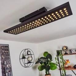 Hofstein Luturula Deckenleuchte LED Schwarz, 1-flammig -Bürolampen Verkäufe luturula deckenleuchte h3437322 10