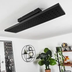 Hofstein Luturula Deckenleuchte LED Schwarz, 1-flammig -Bürolampen Verkäufe luturula deckenleuchte h3437322 9