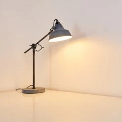 Hofstein Luven Tischleuchte Grau, 1-flammig -Bürolampen Verkäufe luven tischleuchte h3287217 do1 9